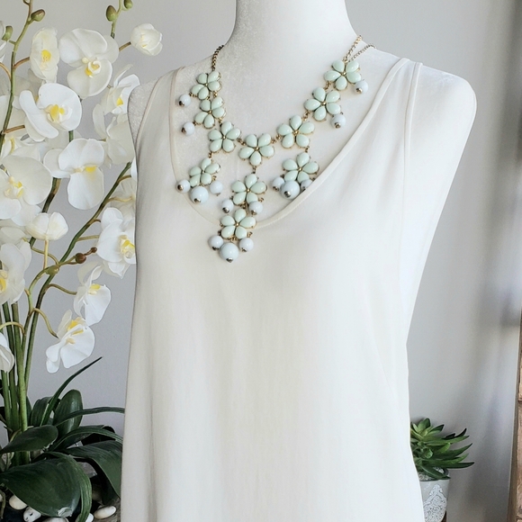 BCBG Max Azria white slip dress - Picture 5 of 11